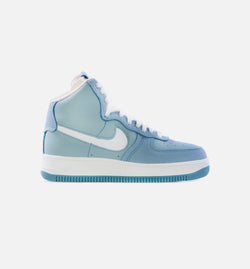 NIKE DQ9325-300
 Air Force 1 Sculpt Worn Blue Womens Basketball Shoe - Blue/White/Gray Image 0