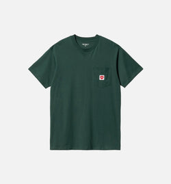 CARHARTT WIP I032128_1N9
 Loose Fit Heavyweight Mens Short Sleeve Shirt - Green Image 0