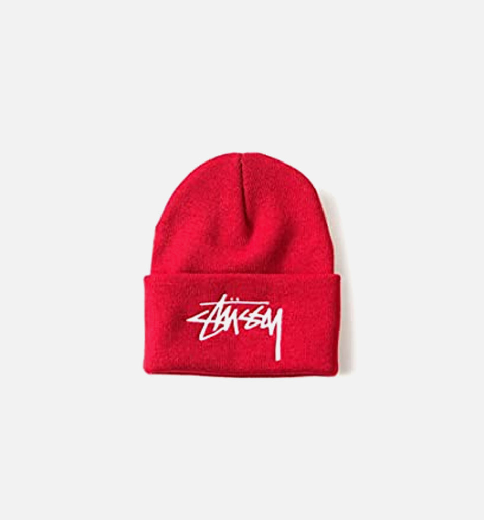 Stussy 132744-REDD Stock Ho15 Cuff Beanie - Red – ShopNiceKicks.com