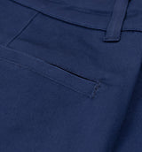 Unlined Cotton Chino Mens Pants - Blue