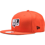 Nice Kicks X New Era Snapback Hat - Giant Orange/Black