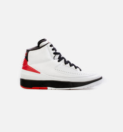 JORDAN DX2591-106
 Air Jordan 2 Retro Chicago Grade School Lifestyle Shoe - White/Red Image 0