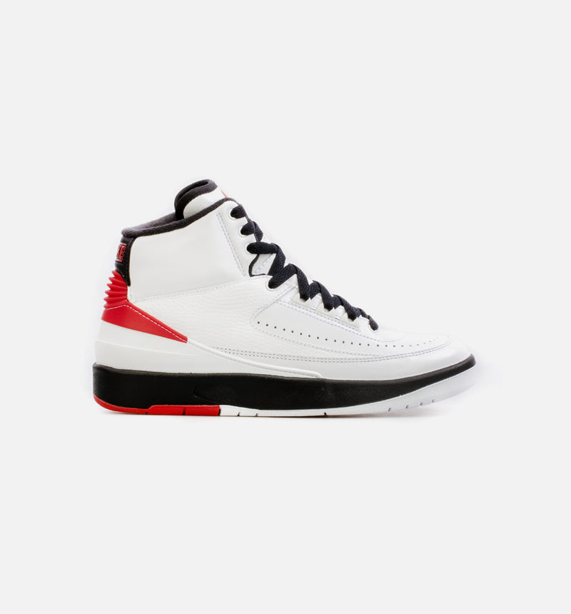 Air Jordan 2 Retro Chicago Grade School Lifestyle Shoe - White/Red