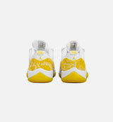 Air Jordan 11 Retro Low Yellow Snakeskin Womens Lifestyle Shoe - Yellow/White