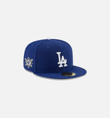 Los Angeles Dodgers Jackie Robinson Day 59FIFTY Fitted Cap Mens Hat - Blue