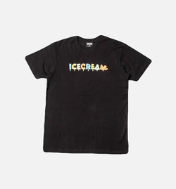 ICE CREAM 491-9203
 Drip Mens T-Shirt - Black Image 0