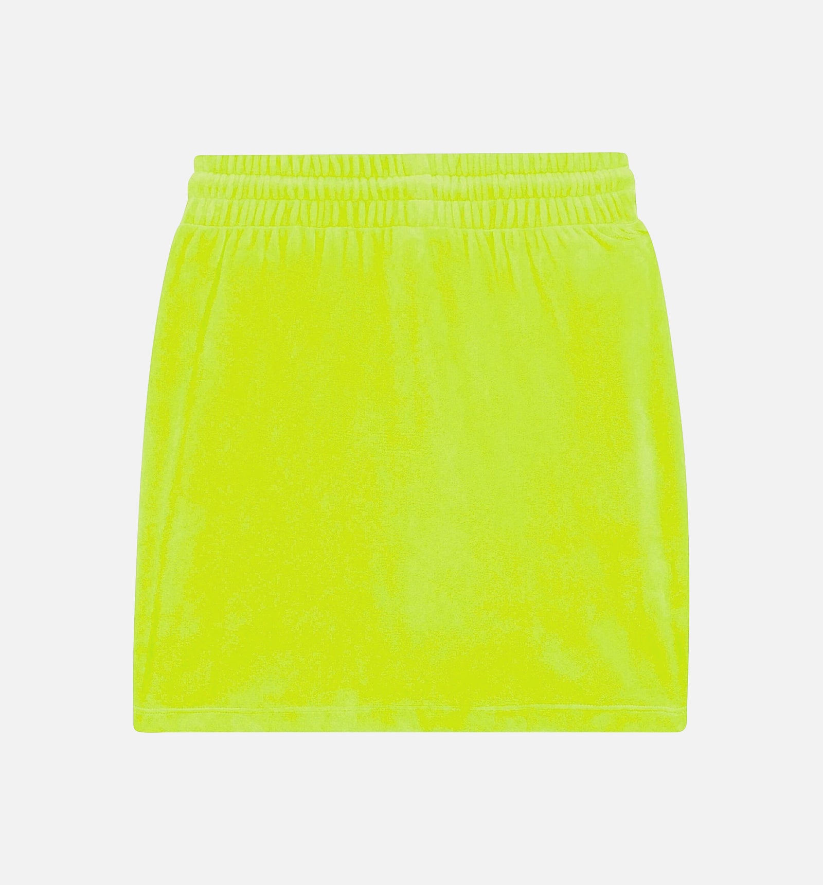 adidas H53365 Jeremy Scott Velour Skirt Womens Skirt (Yellow