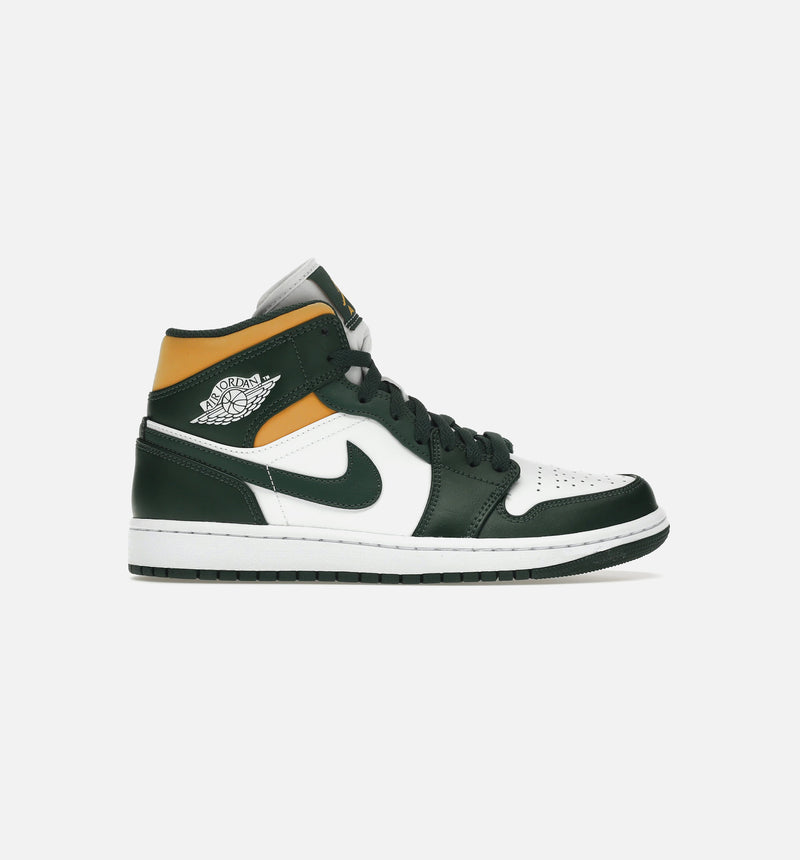 Jordan 1 green shop yellow black white