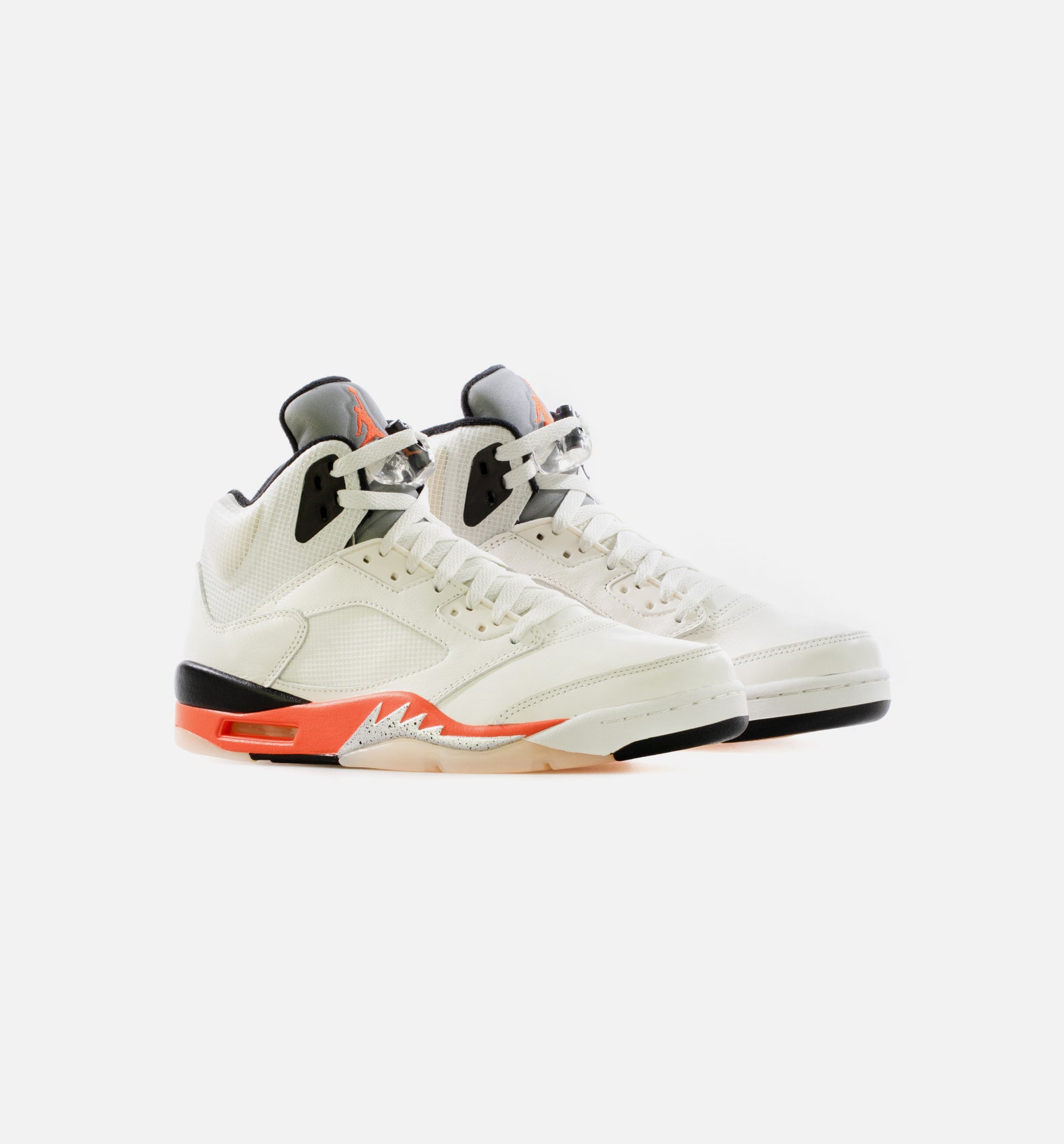 Orange and silver jordans hotsell