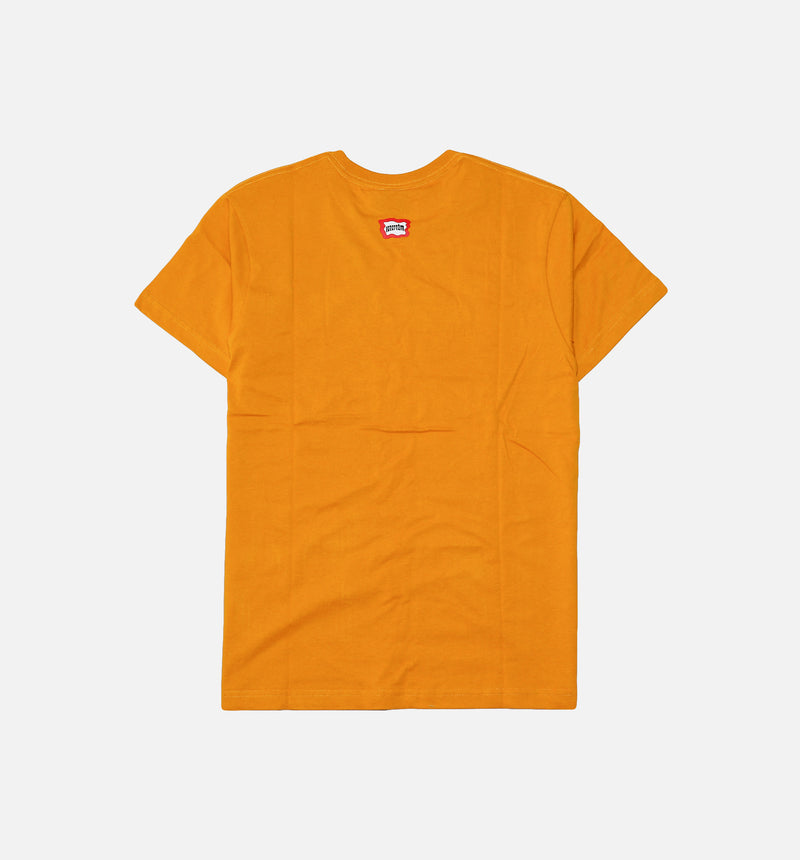 Tiger Short Sleeve Tee Mens T-Shirt - Gold