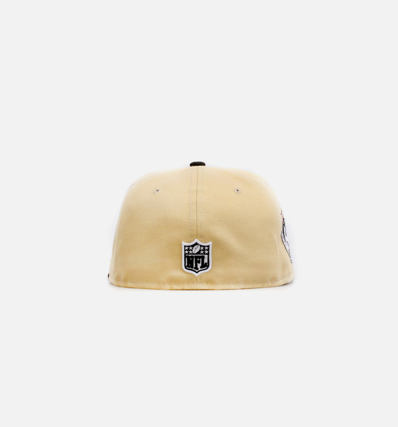 Las Vegas Raiders Gold Dome 59Fifty Mens Fitted Hat - Gold/ Black