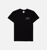 Small Arch Knit Tee Mens Short Sleeve Shirt - Black