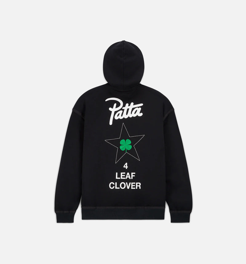 Patta Four Leaf Clover Utility Fleece Mens Hoodie - Black
