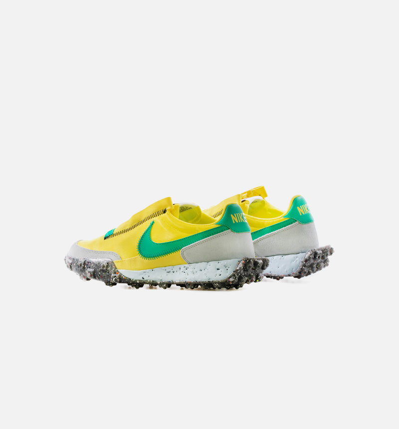 Waffle Racer Crater Womens Lifestyle Shoe - Yellow Strike/Photon Dust/Chambray Blue/Roma Green