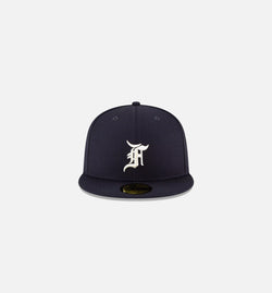 NEW ERA 60185367
 Fear of God Essentials 59FIFTY Fitted Hat Mens Hat - Navy Image 0