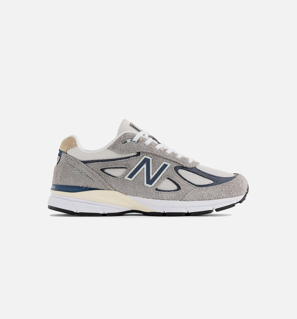 New Balance U990TA4 990v4 Grey Suede Mens Lifestyle Shoe - Grey