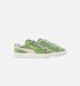 Suede Vintage Mens Lifestyle Shoe - Green/White