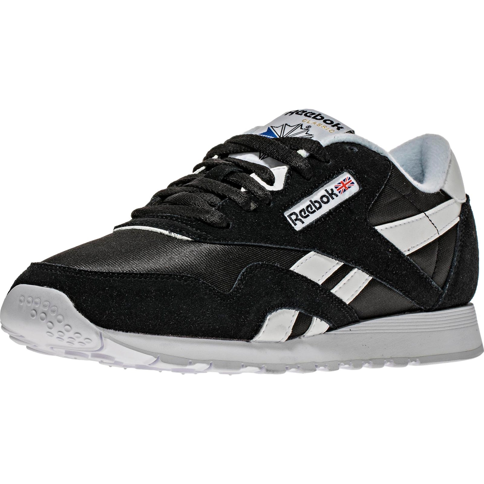 Reebok 6604 Reebok Classic Nylon Men's - Black/White