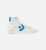 Chuck Taylor All Star High Top Pro Leather Mens Lifestyle Shoe - White/Blue