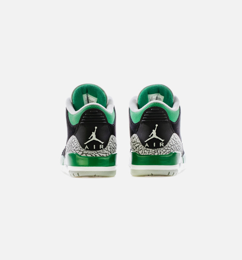 Air Jordan 3 Pine Green Mens Lifestyle Shoe - Black/Pine Green/Cement Grey/White