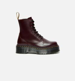 DR MARTENS 27311626
 Jadon Boot Smooth Leather Platform Womens Lifestyle Shoe - Burgundy Image 0