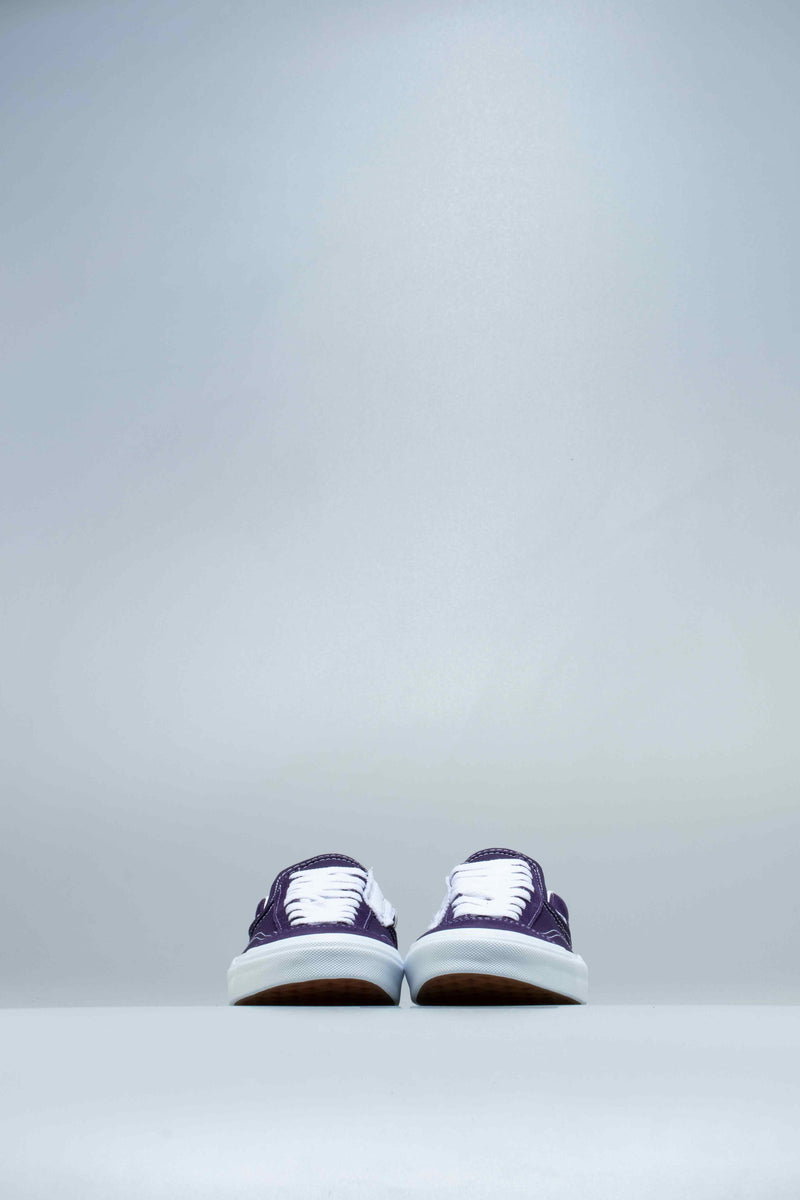 Slip On Cap Check Mens Shoe - Mysterioso Purple/True White