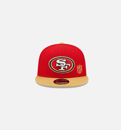 NEW ERA 60243404
 San Francisco 49ers Backletter Arch 9FIFTY Snapback Mens Hat - Red Image 0