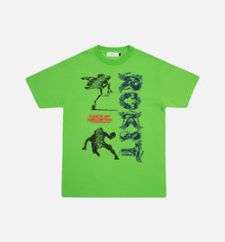 ROKIT 391-7207
 Subscription Mens T-Shirt - Green/Green Image 0