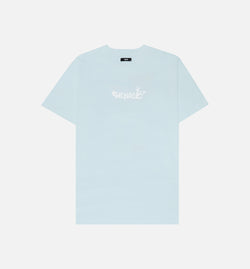 NICE KICKS PREMIUM SU21-002-BLU
 Be Nice Smoke Short Sleeve Tee Mens T-Shirt - Light Blue Image 0
