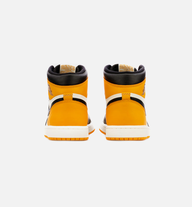 Air Jordan 1 Retro High Taxi Mens Lifestyle Shoe - Black/Yellow Limit One Per Customer
