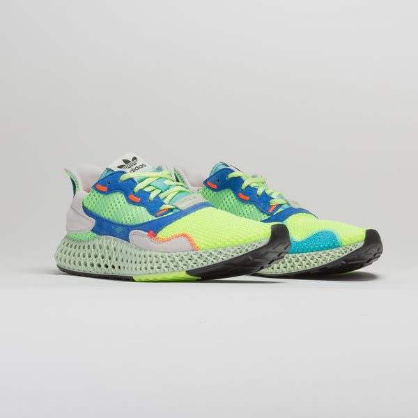adidas EF9623 ZX 4000 4D Mens Running Shoe - Green/Blue