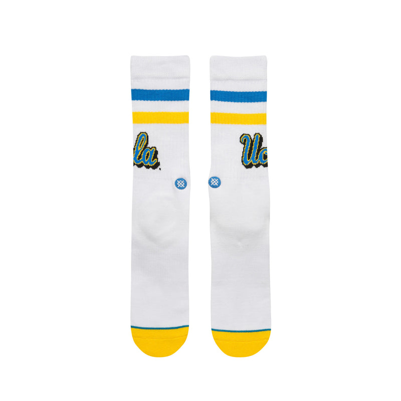 UCLA Bruins Mens Crew Socks - White