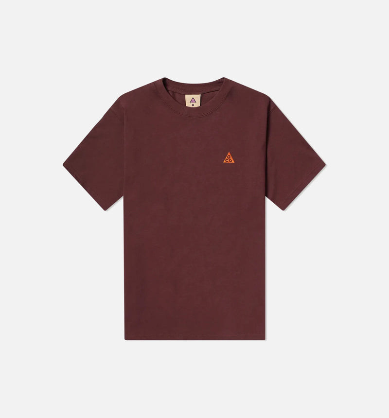 ACG Mens Short Sleeve Shirt - Burgundy