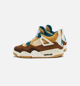 Air Jordan 4 Retro Cacao Wow Grade School Lifestyle Shoe - Cacao Wow/Geode Teal Free Shipping