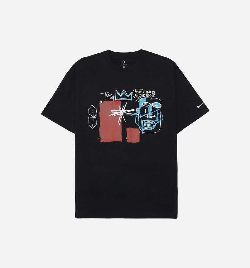 Kings Of Egypt III By Jean Michel Basquiat Tee Mens T-Shirt - Black