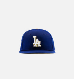 NEW ERA 60180365
 59Fifty LA Dodgers Mens Hat - Blue Image 0