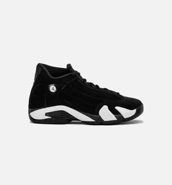 JORDAN 487471-016
 Air Jordan 14 Retro Mens Lifestyle Shoe - Black/White Image 0