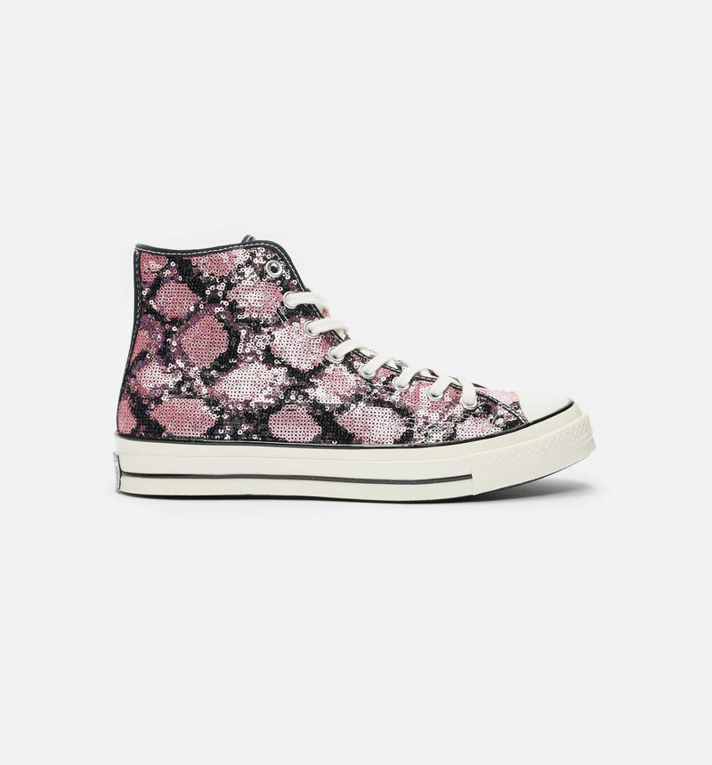 Chuck Taylor All Star Sequin High Top Mens Lifestyle Shoe - Black/Pink