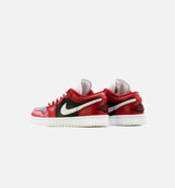 Air Jordan 1 Low Chicago Flip Womens Lifestyle Shoe - Red/Black Limit One Per Customer