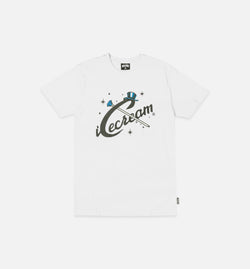 ICE CREAM 411-8203-WHT
 Gleam Short Sleeve Tee Mens T-Shirt - White/Black Image 0