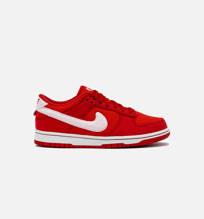 Dunk Low Grade School Lifestyle Shoe Fire Red/Light Crimson/White/Pink Foam