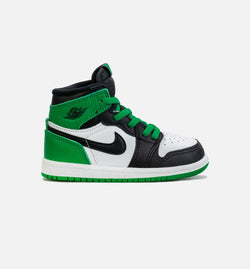 JORDAN FD1413-031
 Air Jordan 1 Retro High OG Lucky Green Infant Toddler Lifestyle Shoe - Green/Black Image 0