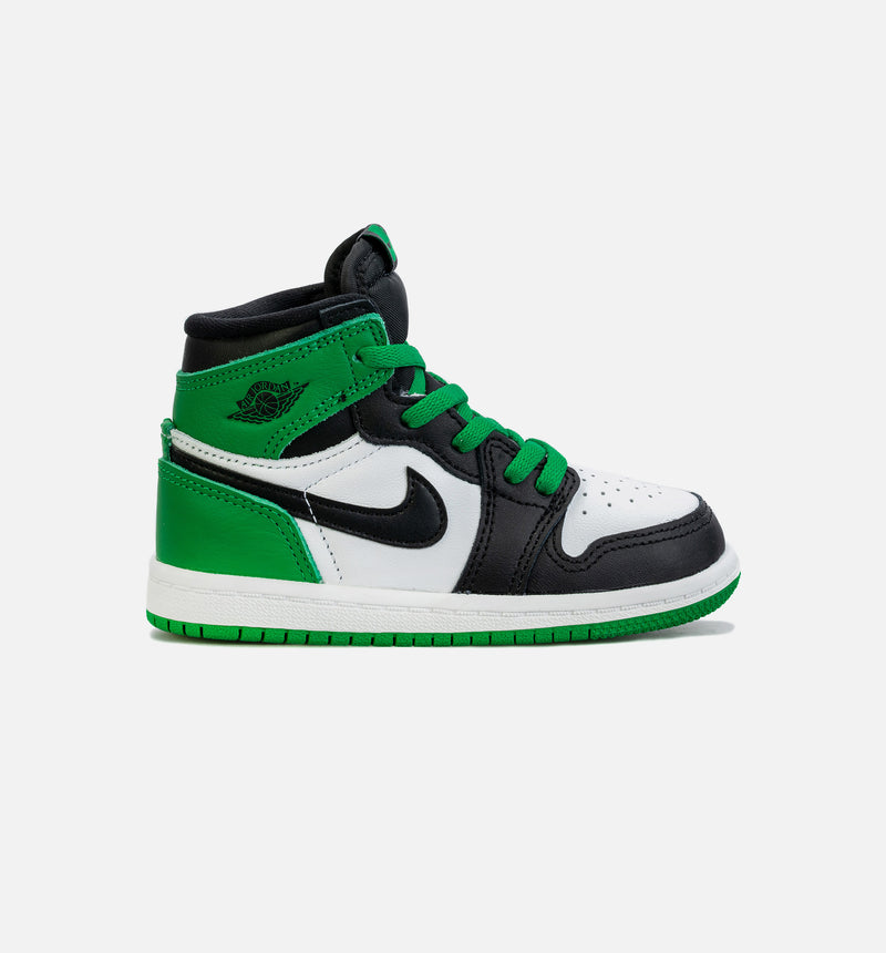 Air Jordan 1 Retro High OG Lucky Green Infant Toddler Lifestyle Shoe - Green/Black