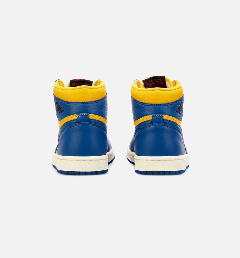Air Jordan 1 High OG Reverse Laney Womens Lifestyle Shoe - Yellow/Blue