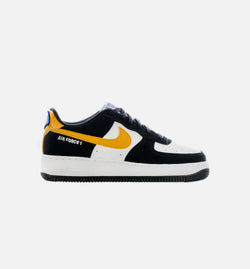 NIKE DH9597-002
 Air Force 1 Low Athletic Club Grade School Lifestyle Shoe - Black/Yellow Image 0