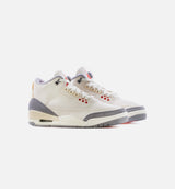 Air Jordan 3 Retro Muslin Mens Lifestyle Shoe - Sand/Red/Grey Limit One Per Customer