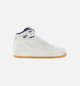 Air Force 1 Mid Jewel NYC Midnight Navy Mens Lifestyle Shoe - White/Midnight Blue