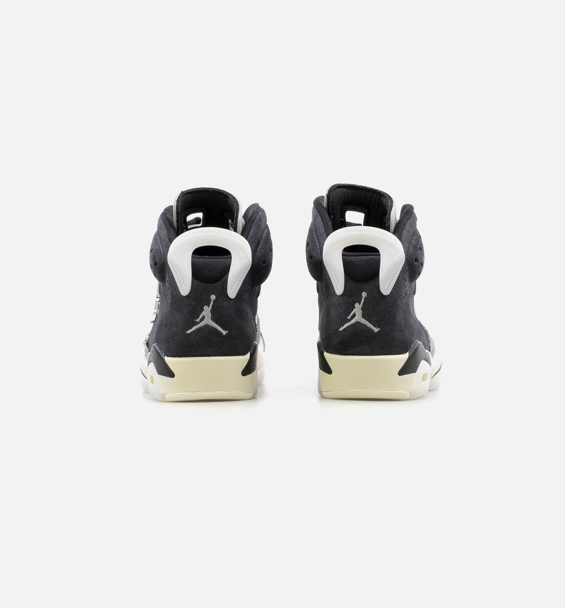 Air Jordan Retro 6 Tech Chrome Womens Lifestyle Shoe - Black/Grey