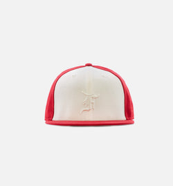 NEW ERA 60224488
 Fear Of God Essentials 59Fifty Fitted Cap Mens Hat - Red/White Image 0