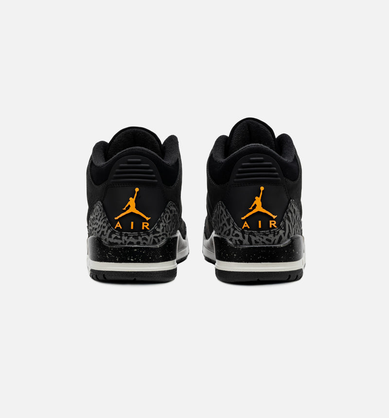Air Jordan 3 Retro Fear Mens Lifestyle Shoe - Night Stadium/Total Orange